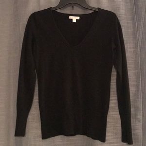 New York & Company black, vneck sweater